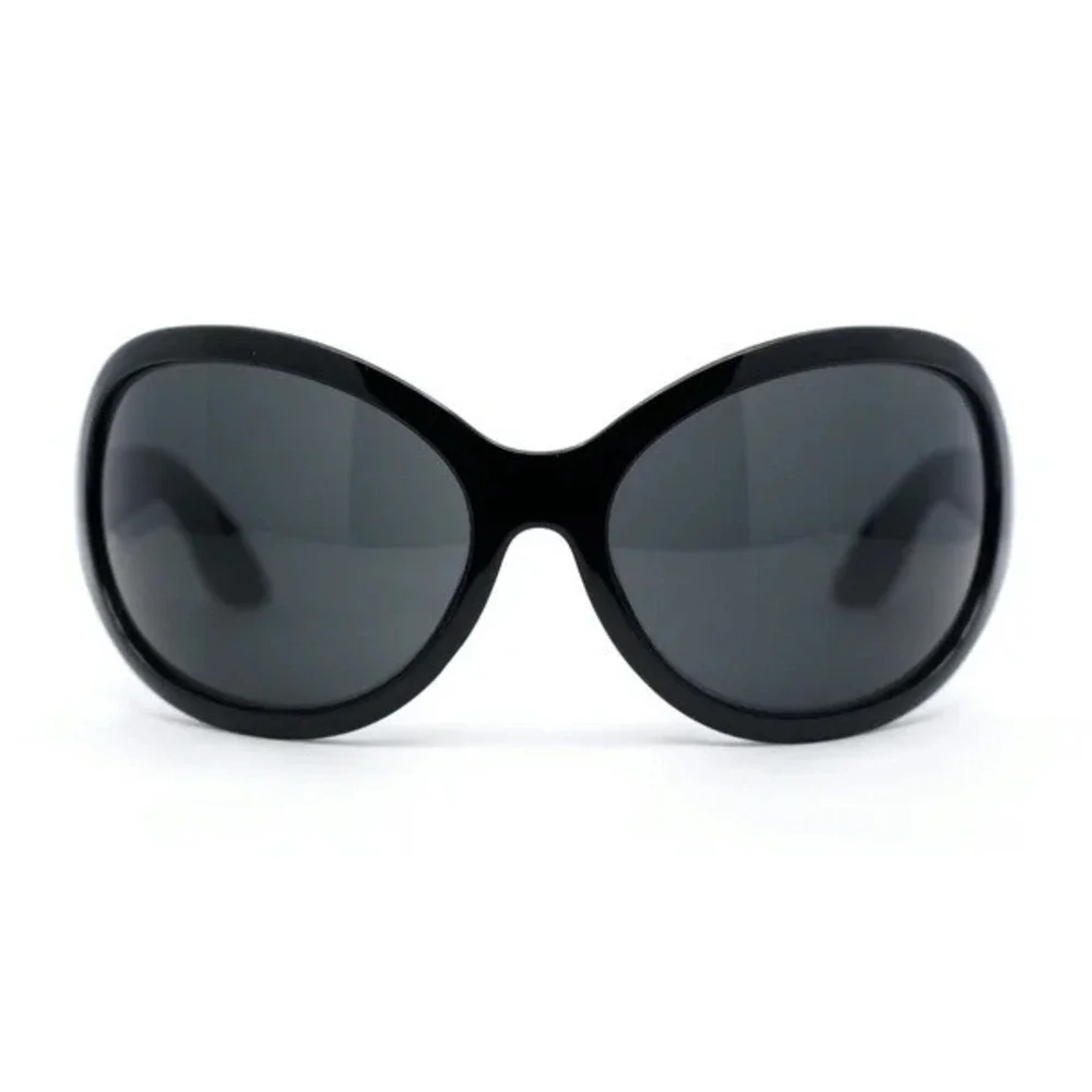 Men's Oversized Butterfly Black‎ Sunglasses Protection Large Frame Sophisticated